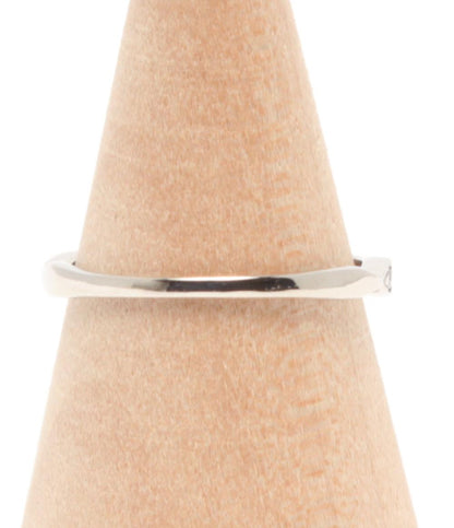 美品 リング 指輪 Pt950 ダイヤ 0.20ct レディース SIZE 9号