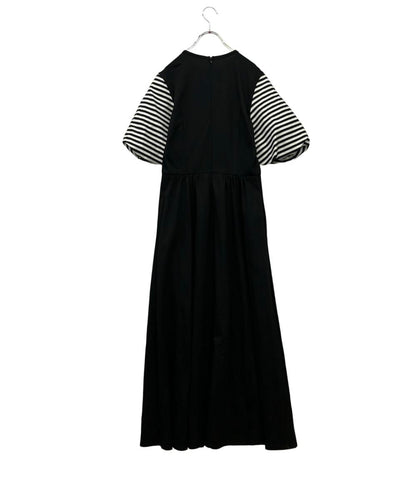 borders at balcony 半袖ワンピース パフスリーブ PUFF SLEEVE TEE DRESS BD2211-2K-16 レディース SIZE 38 (S) ボーダーズアットバルコニー