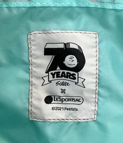 美品 レスポートサック ピーナッツ ハンドバッグ ショルダーバッグ 2WAY 斜め掛け レディース LeSportsac PEANUTS