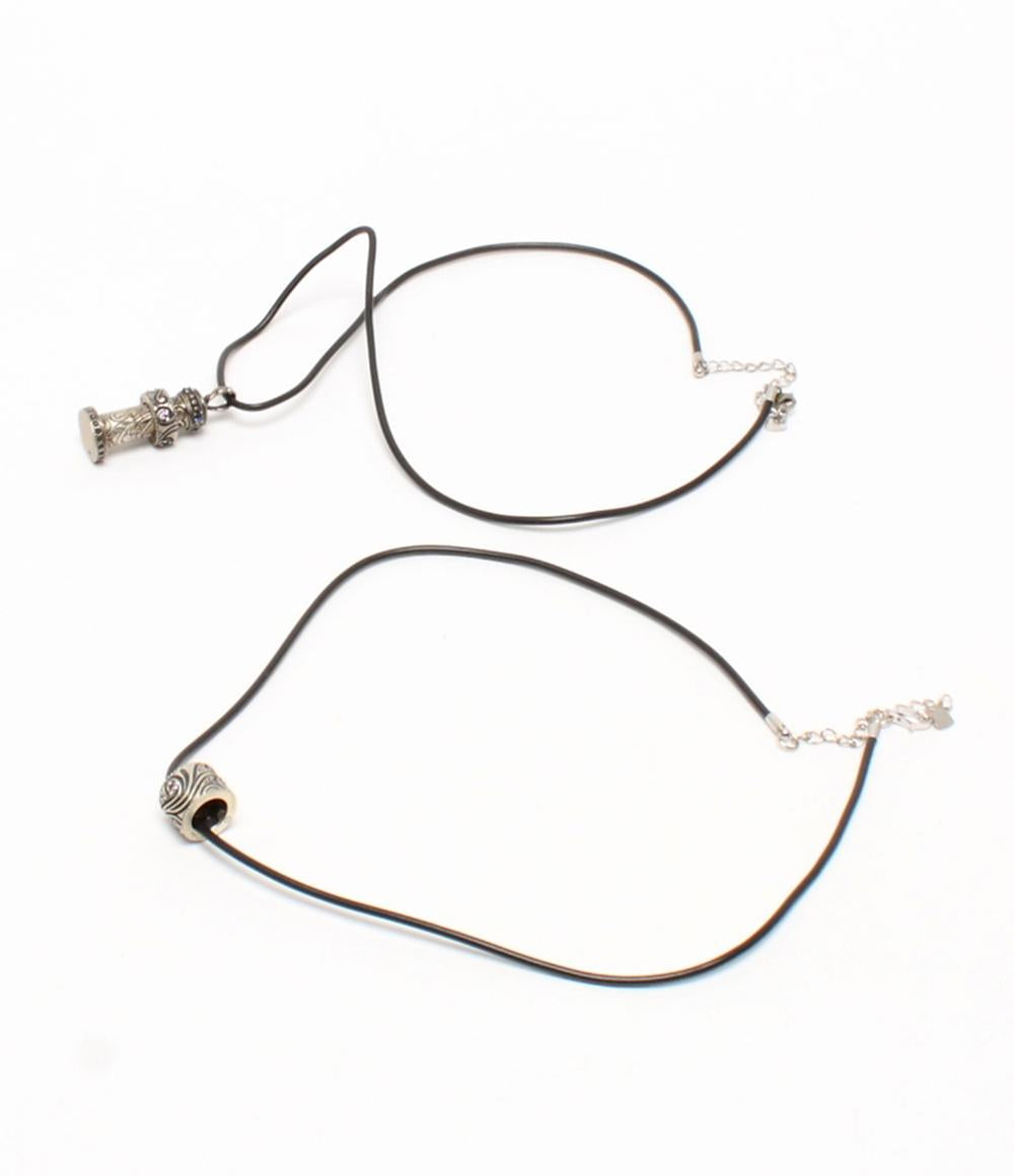 ネックレス SV925 韓流ドラマ 夏の香り ペア 2点セット レディース