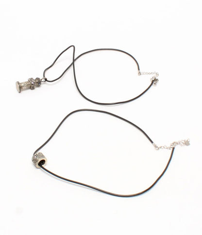 ネックレス SV925 韓流ドラマ 夏の香り ペア 2点セット レディース