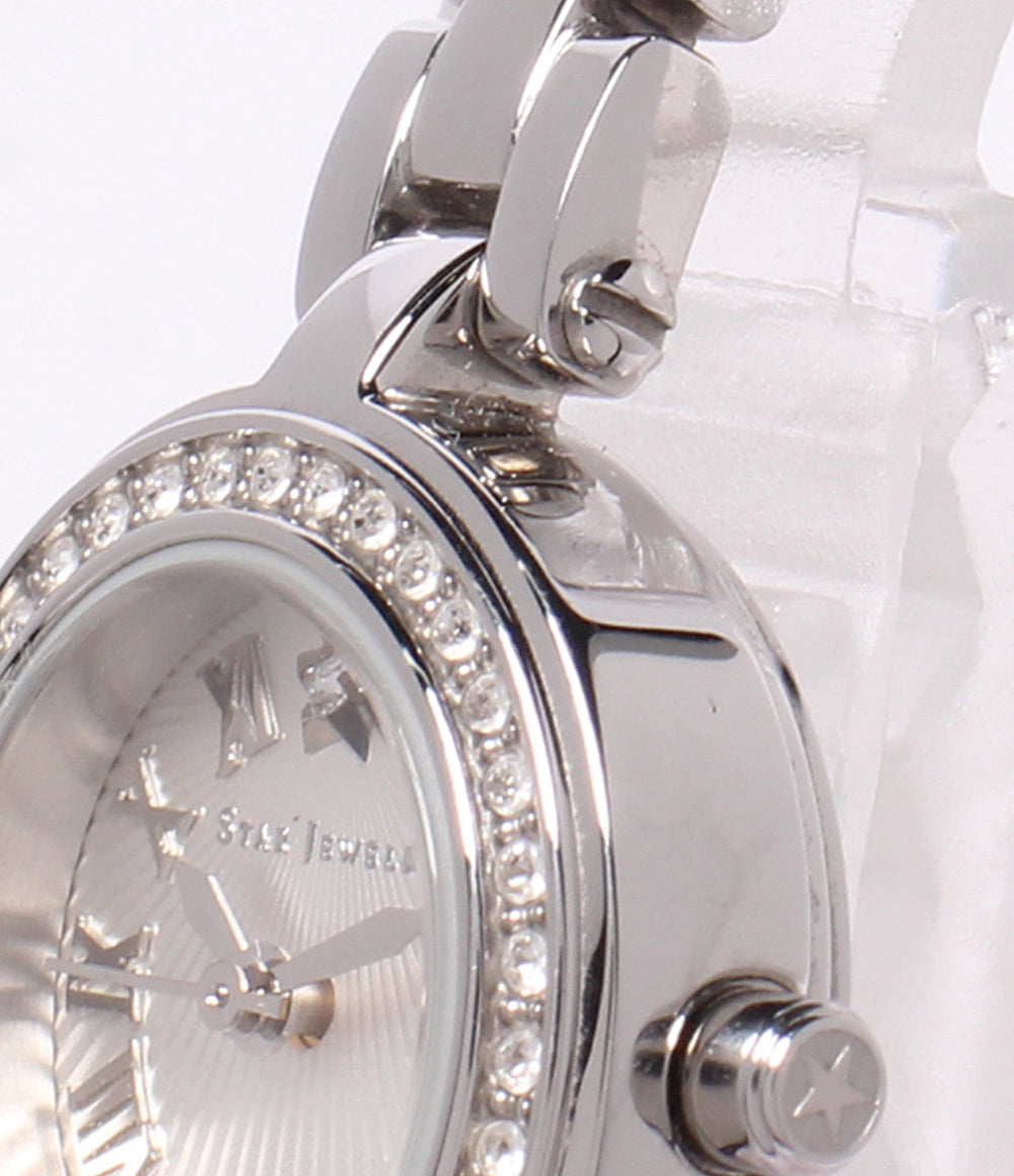 STAR JEWELRY 腕時計 2016年クリスマス限定 クオーツ ホワイト レディース スタージュエリー