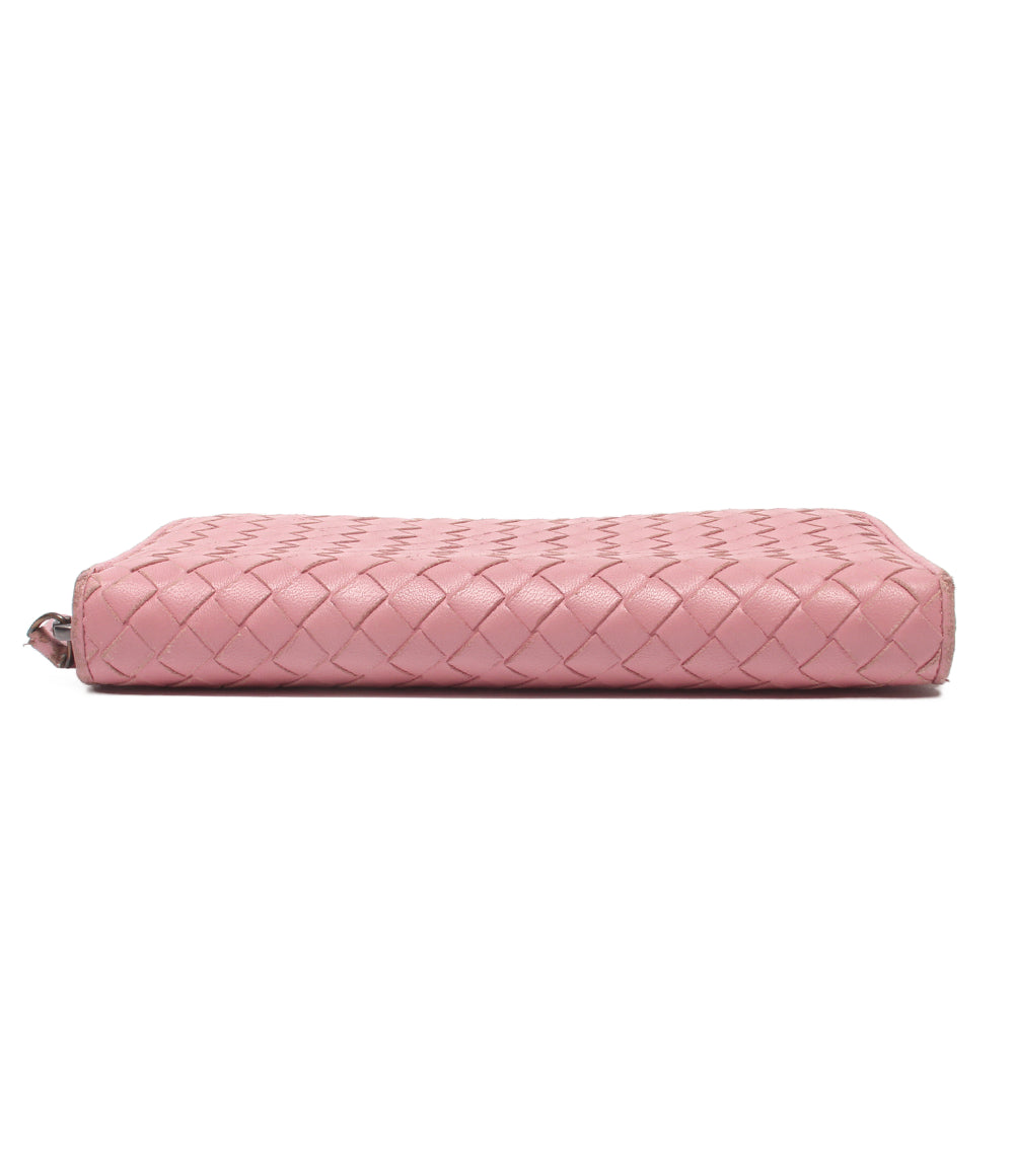 BOTTEGA VENETA ラウンドファスナー長財布 イントレチャート レディース ボッテガ・ヴェネタ