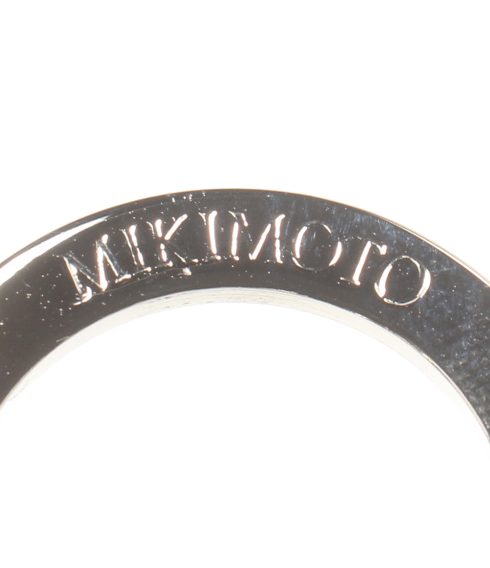 美品 MIKIMOTO キーリング キーホルダー チャーム クローバー パール3.5mm レディース ミキモト