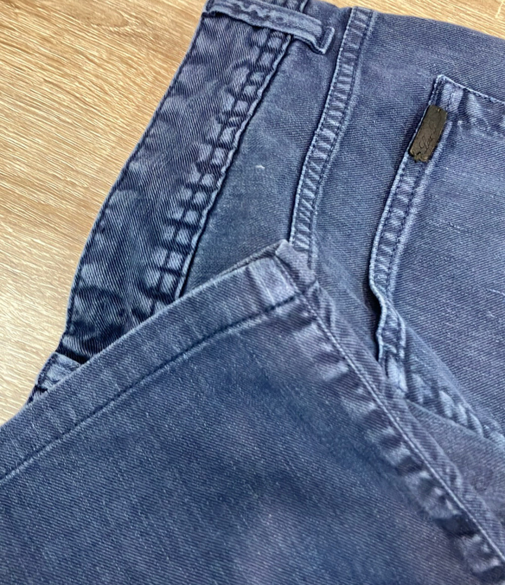 Loro Piana デニムパンツ ボタンフライ リネン FAI1288 レディース SIZE M ロロピアーナ
