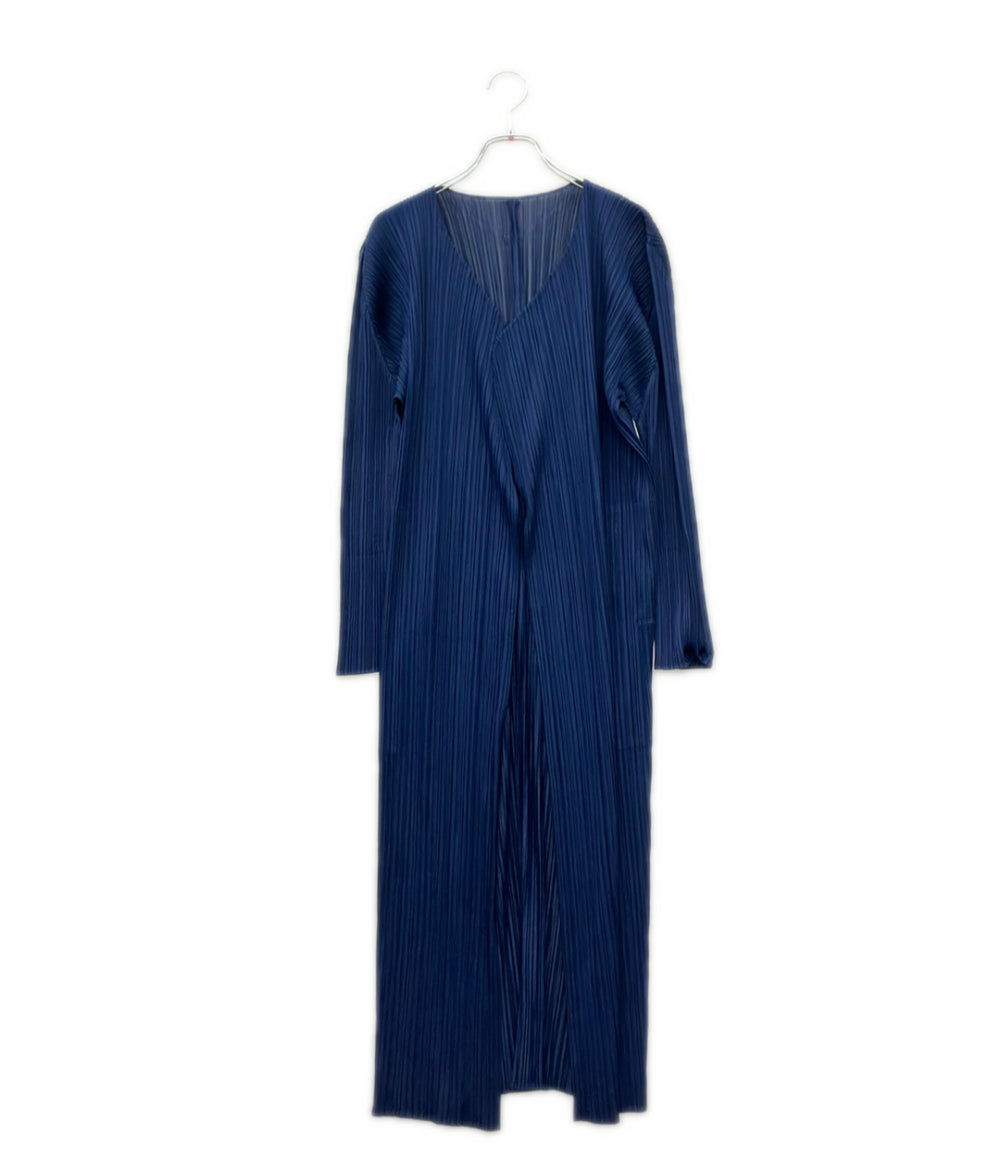 PLEATS PLEASE 長袖 プリーツロングカーディガン レディース SIZE 02 プリーツプリーズ