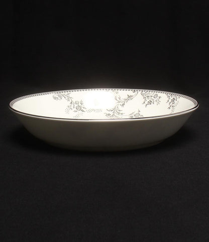 美品 ウェッジウッド マルチボウル 皿 20cm ヴェラ ウォン ヴェラレース プラチナ WEDGWOOD