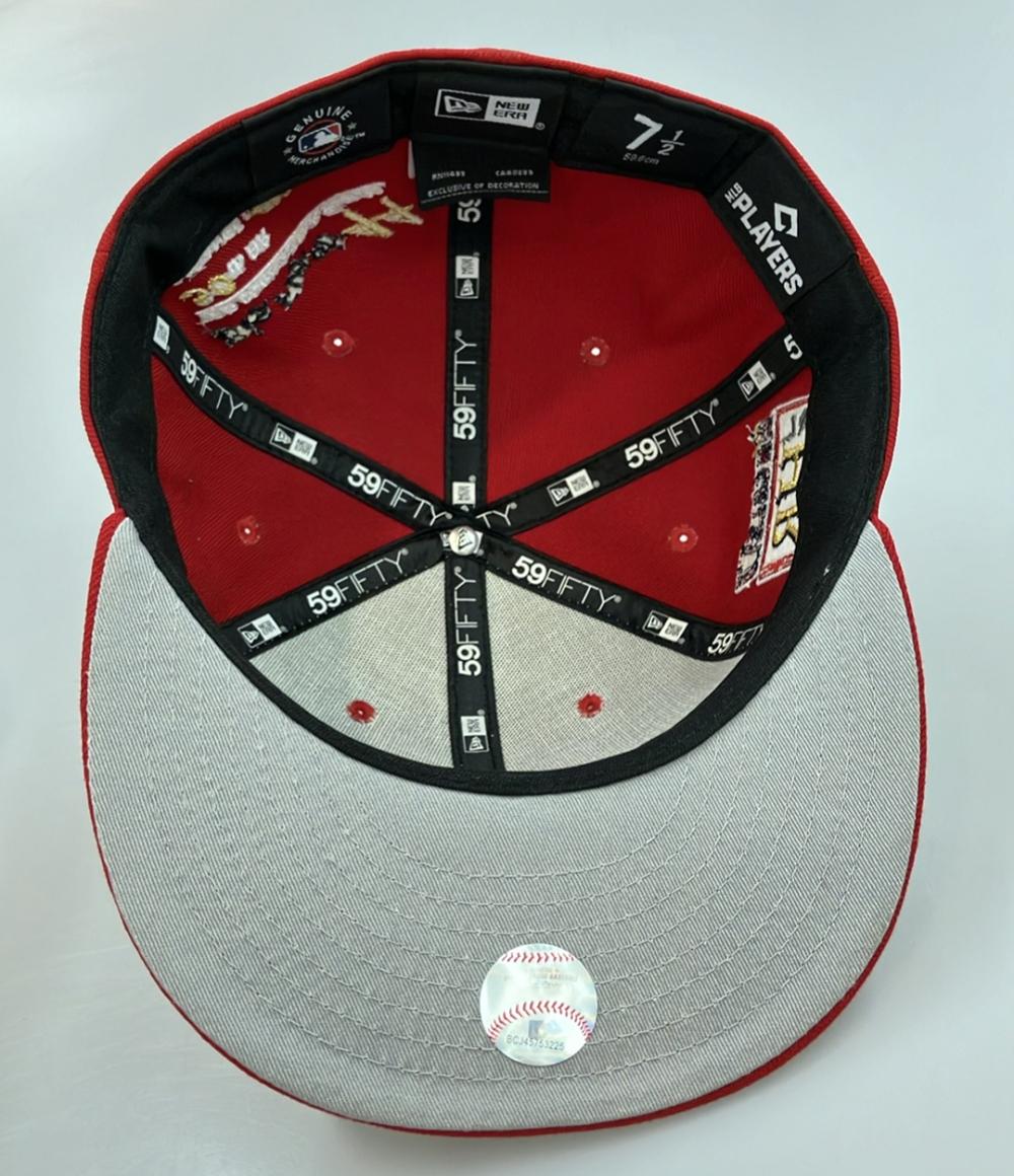 美品 ニューエラ キャップ 野球 MLB LAエンゼルス 大谷翔平 17 2023本塁打王記念 メンズ NEW ERA