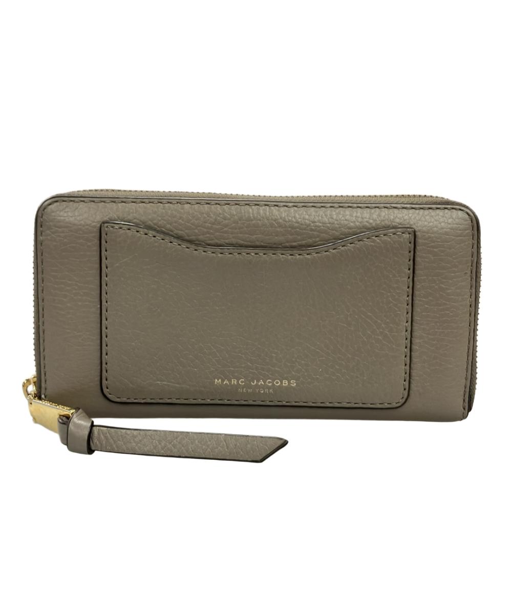 MARC JACOBS マークジェイコブス ラウンドファスナー 長財布 ブラウン マーク ジェイコブス MARC JACOBS 財布 （ブラウン） -靴