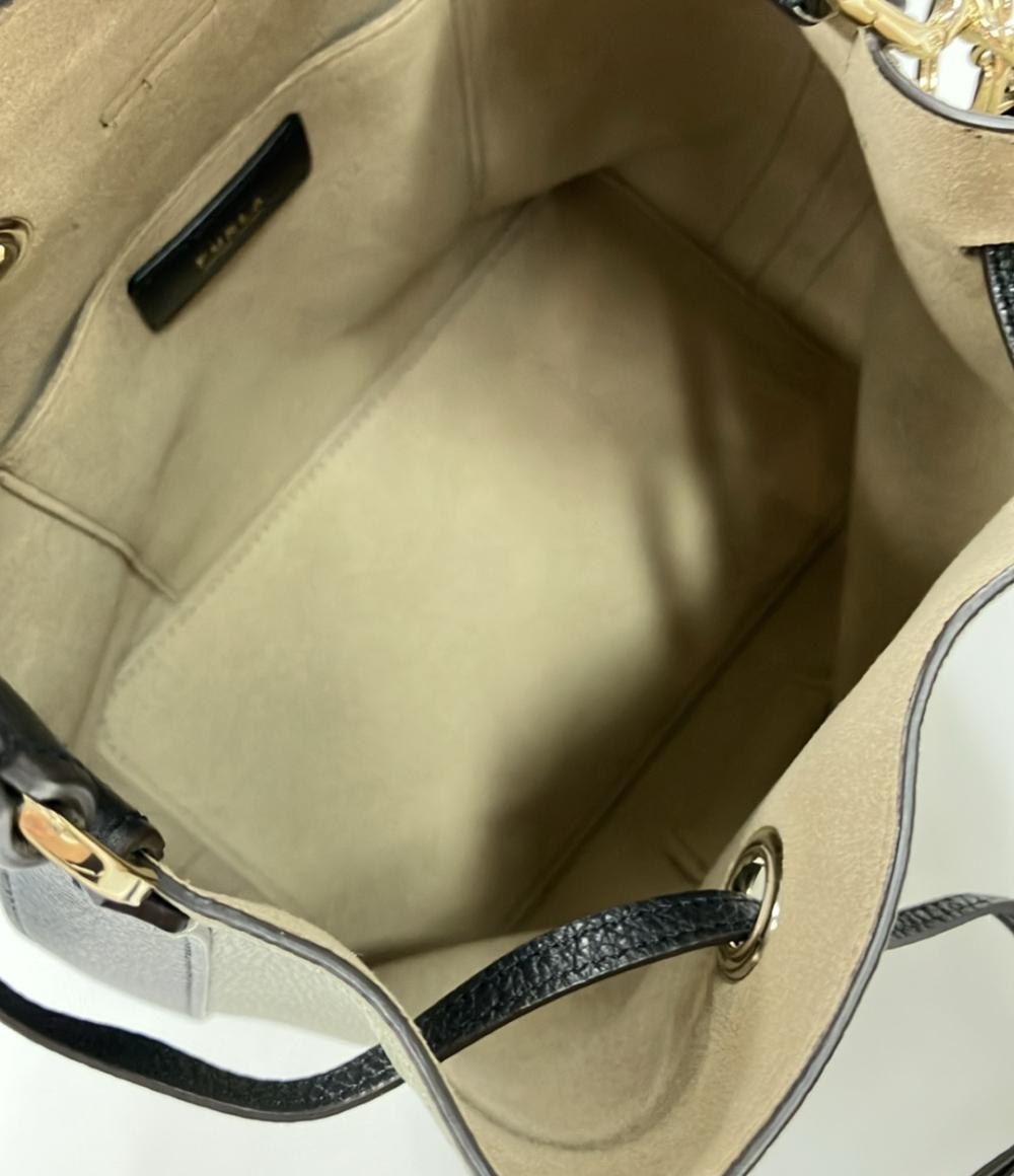 フルラ 2way 巾着レザーハンドバッグ ミニショルダーバッグ 斜め掛け レディース Furla