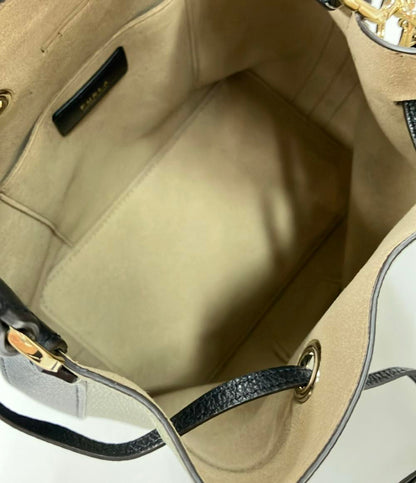 フルラ 2way 巾着レザーハンドバッグ ミニショルダーバッグ 斜め掛け レディース Furla