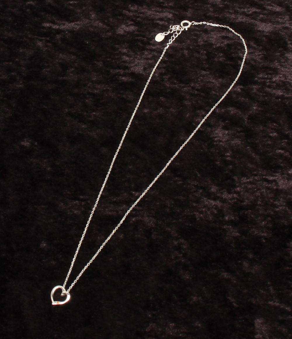 美品 ヨンドシー ネックレス SV ハートモチーフ レディース 4℃