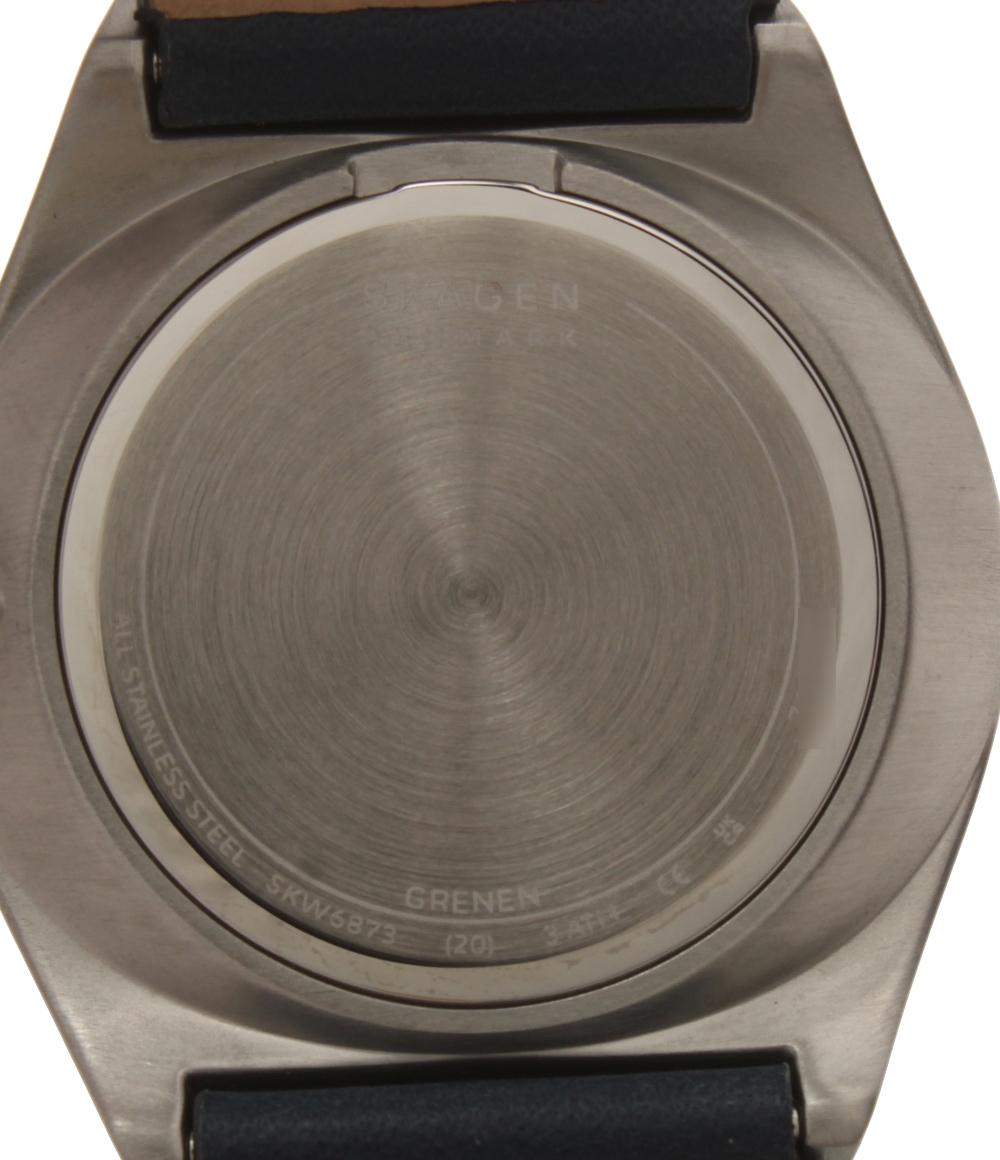 SKAGEN 腕時計 GRENEN SOLAR HALLO ソーラー SKW6873 メンズ スカーゲン