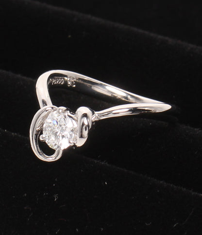 美品 リング 指輪 Pt900 ダイヤ 0.426ct レディース SIZE 10号