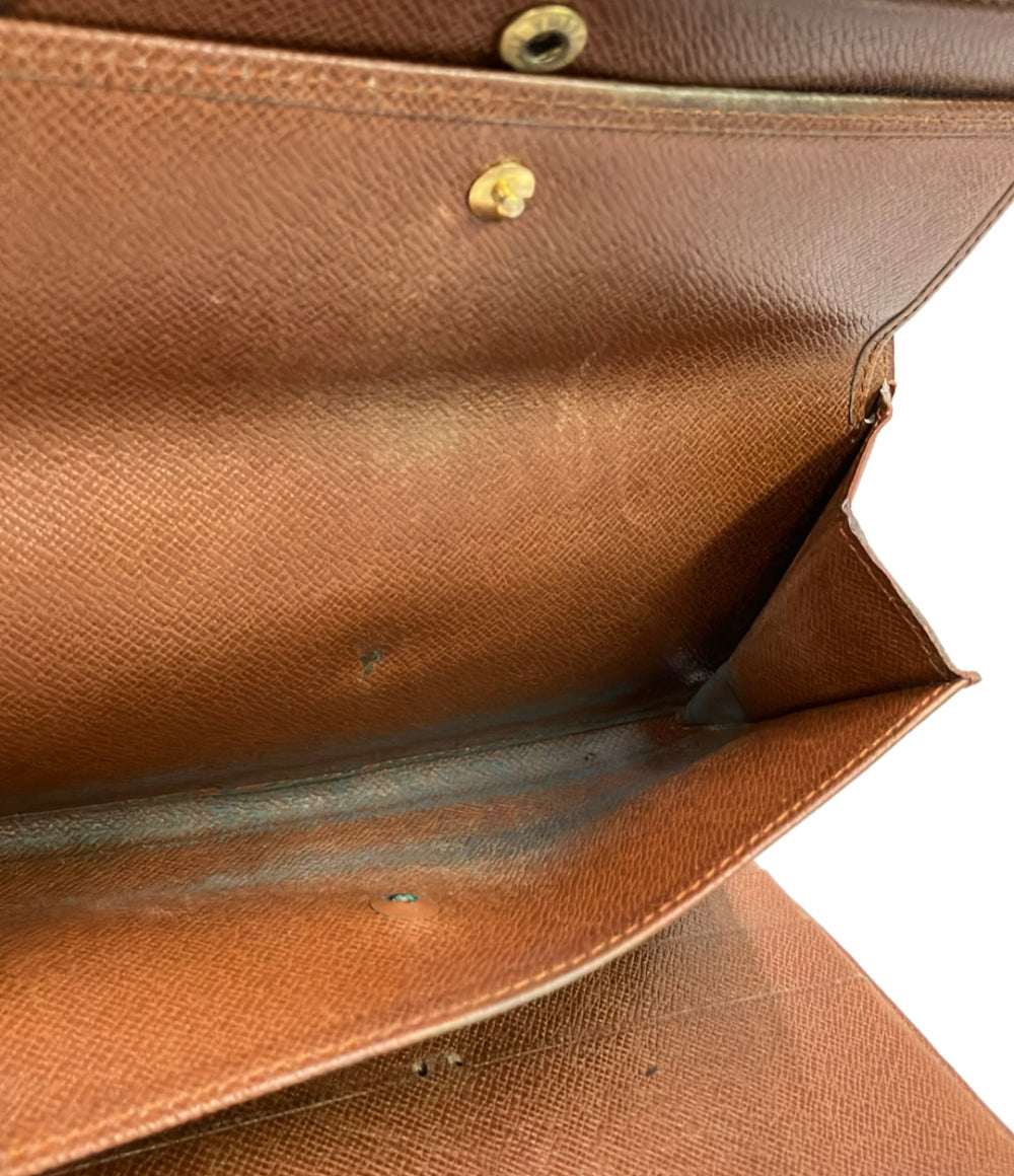 LOUIS VUITTON 三つ折り財布 ポルトトレゾール インターナショナル モノグラム M61215 レディース ルイ・ヴィトン