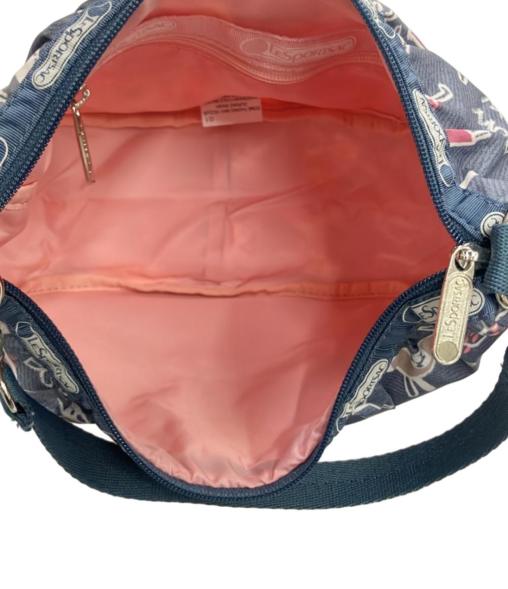 美品 LeSportsac ショルダーバッグ 2WAY 肩掛け 斜め掛け ポリエステル レディース レスポートサック