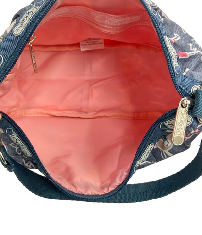 美品 LeSportsac ショルダーバッグ 2WAY 肩掛け 斜め掛け ポリエステル レディース レスポートサック