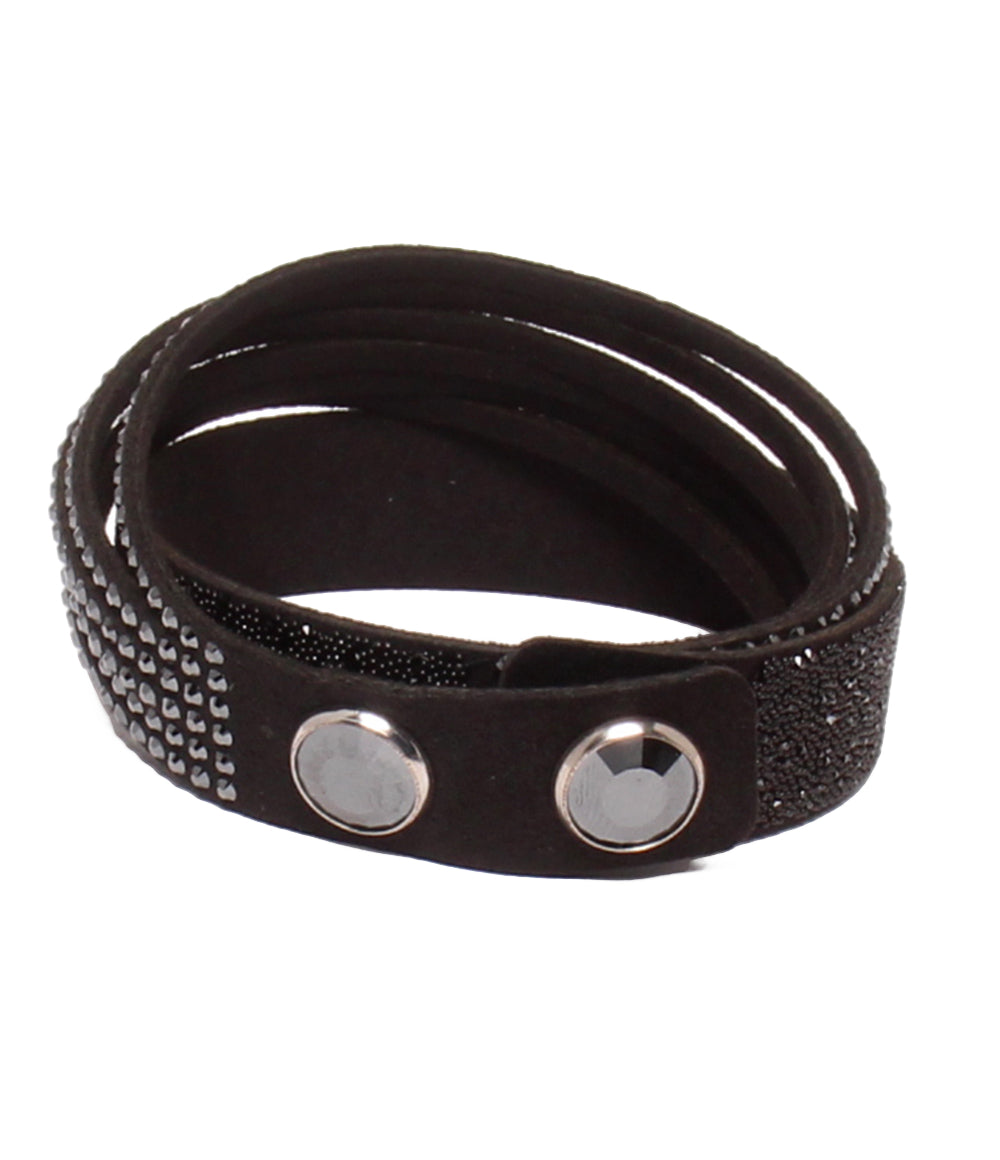 美品 SWAROVSKI ブレスレット 5158292 Slake Black Duo レディース スワロフスキー