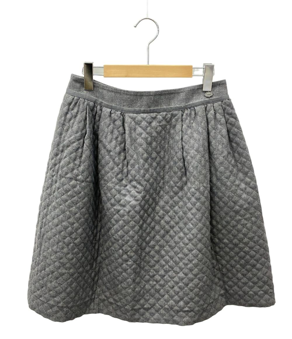 美品 フォクシー ダイアゴナル キルティングスカート レディース SIZE 40 (M) FOXEY