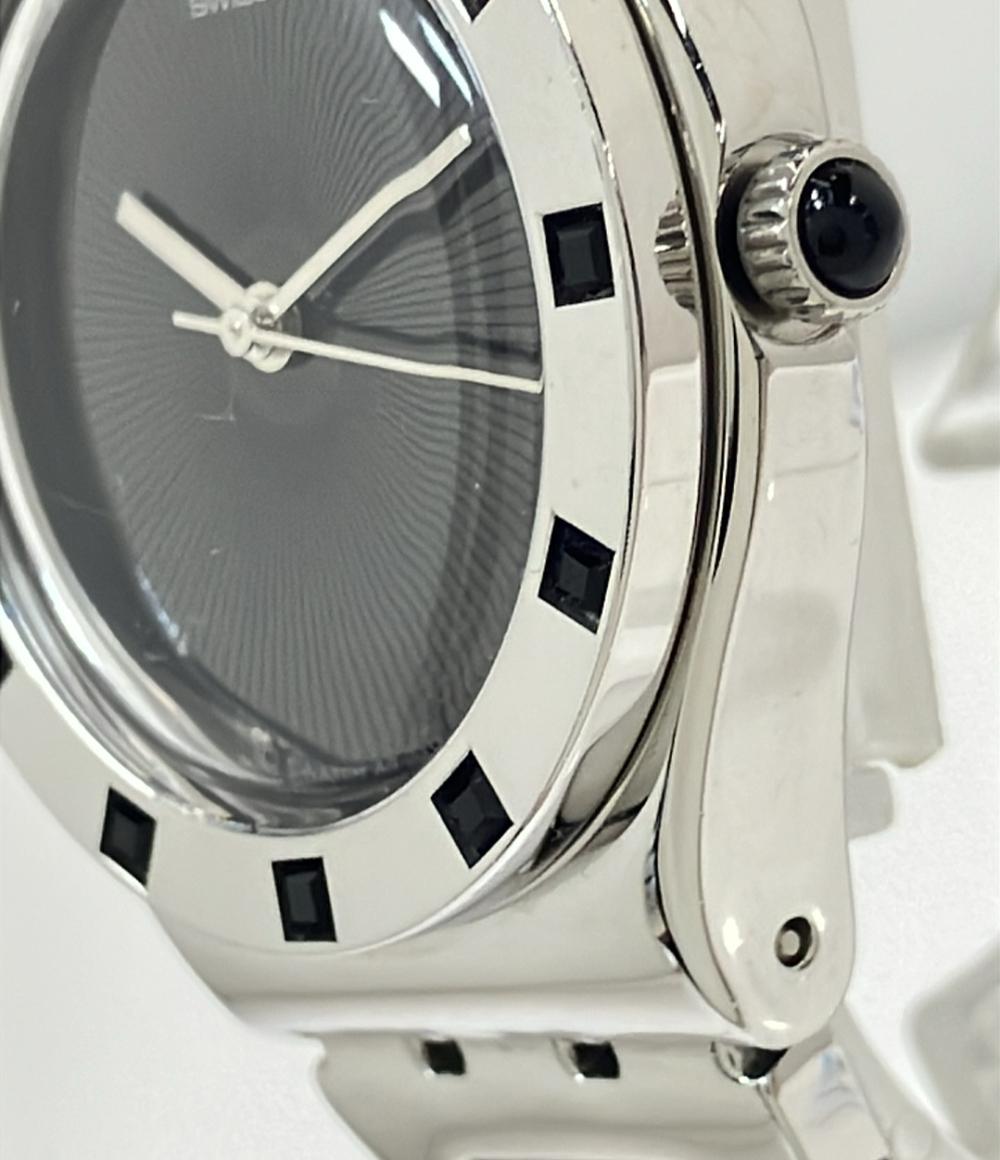 スウォッチ 腕時計 IRONY クオーツ ブラック メンズ Swatch