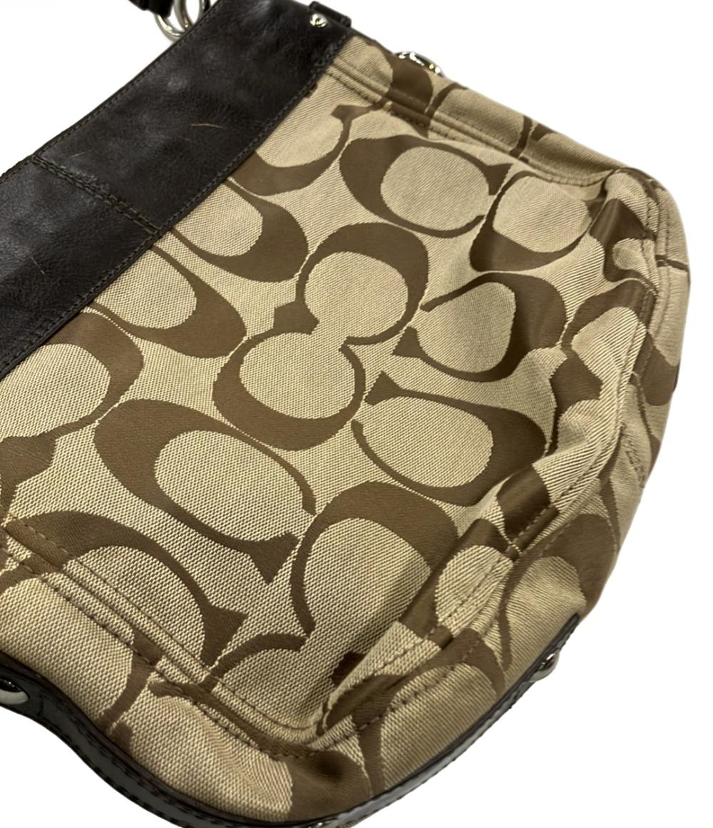 COACH 2WAY ハンドバッグ ショルダーバッグ 斜め掛け ラージシグネチャー F14708 レディース コーチ