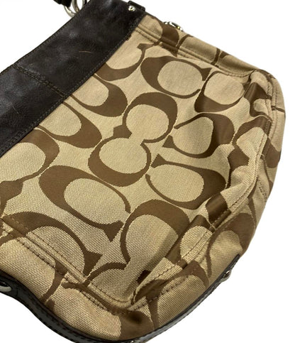 COACH 2WAY ハンドバッグ ショルダーバッグ 斜め掛け ラージシグネチャー F14708 レディース コーチ