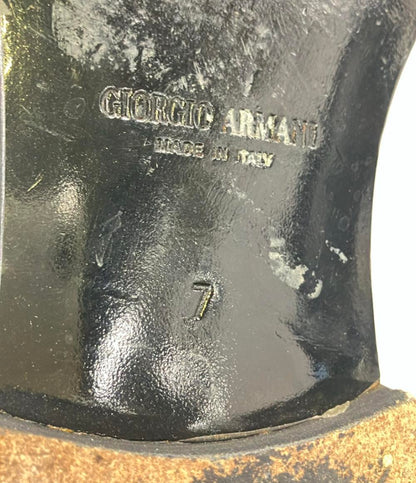 GIORGIO ARMANI パテントレザーローファー メンズ SIZE 7 ジョルジオアルマーニ