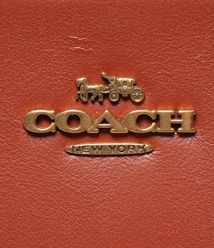 美品 コーチ ポーチ スモール リストレット カラーブロック 32445 レディース COACH