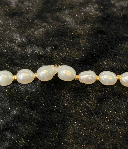 ネックレス 淡水パール 4.5-5.0mm  2点セット レディース