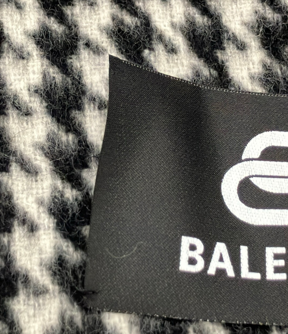 BALENCIAGA マフラー 千鳥格子柄 レディース バレンシアガ