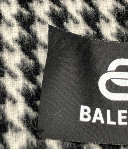BALENCIAGA マフラー 千鳥格子柄 レディース バレンシアガ