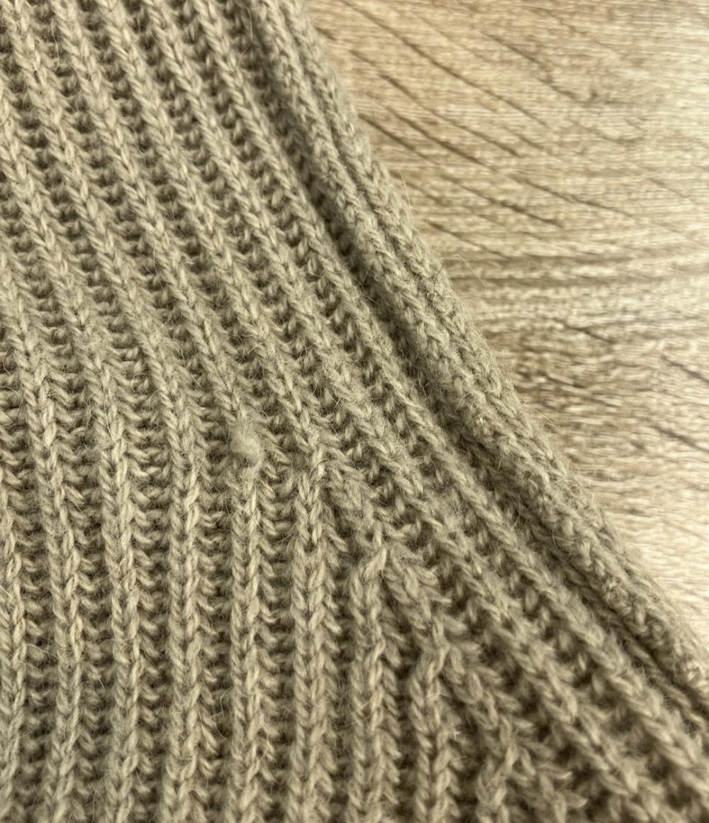 'S Max Mara 長袖カーディガン ファー付き ニット ロング レディース SIZE M エス マックスマーラ