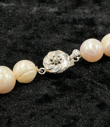 ネックレス オーバルパール 8-10mm レディース