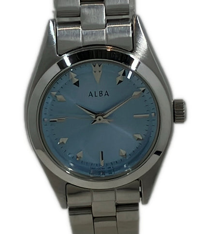 ALBA 腕時計 クオーツ 水色 V501-0AR0 レディース アルバ