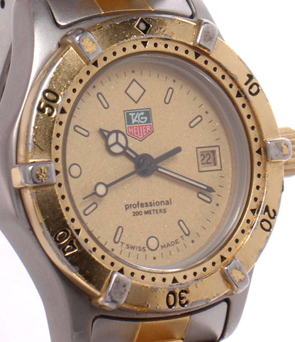 TAG HEUER 腕時計 プロフェッショナル 200M 2000シリーズ クオーツ ゴールド 964.008 レディース タグホイヤー