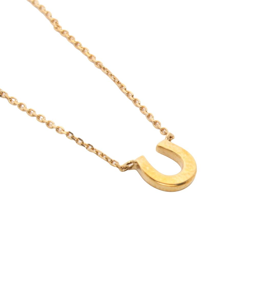 美品 ヨンドシー ネックレス K18 ホースシューモチーフ レディース 4℃