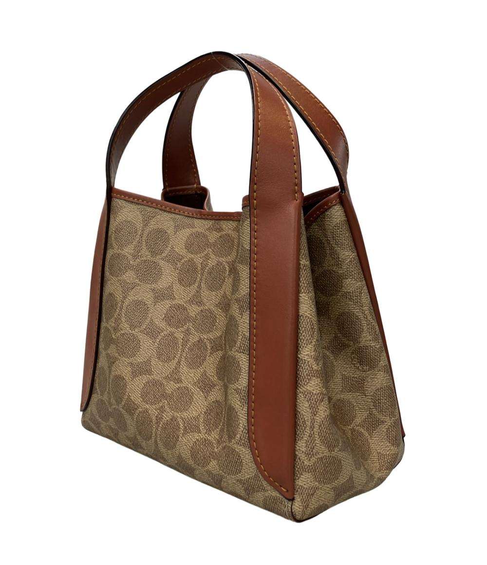 美品 COACH 2way ハンドバッグ ショルダーバッグ 斜め掛け ハドリー ホーボー21 シグネチャー 79251 レディース コーチ