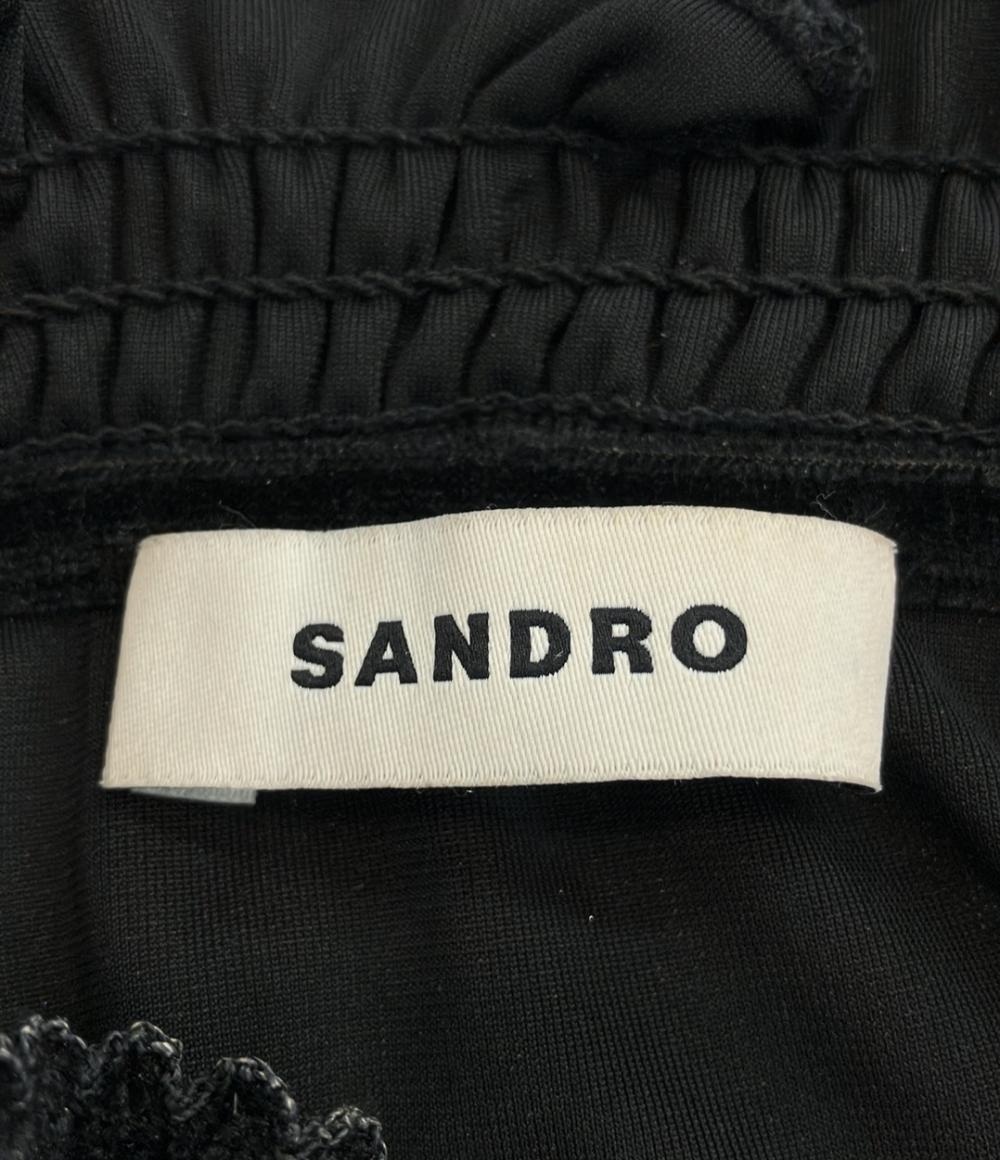 サンドロ ノースリーブ ベロアブラウス レディース SIZE 1 (S) sandro