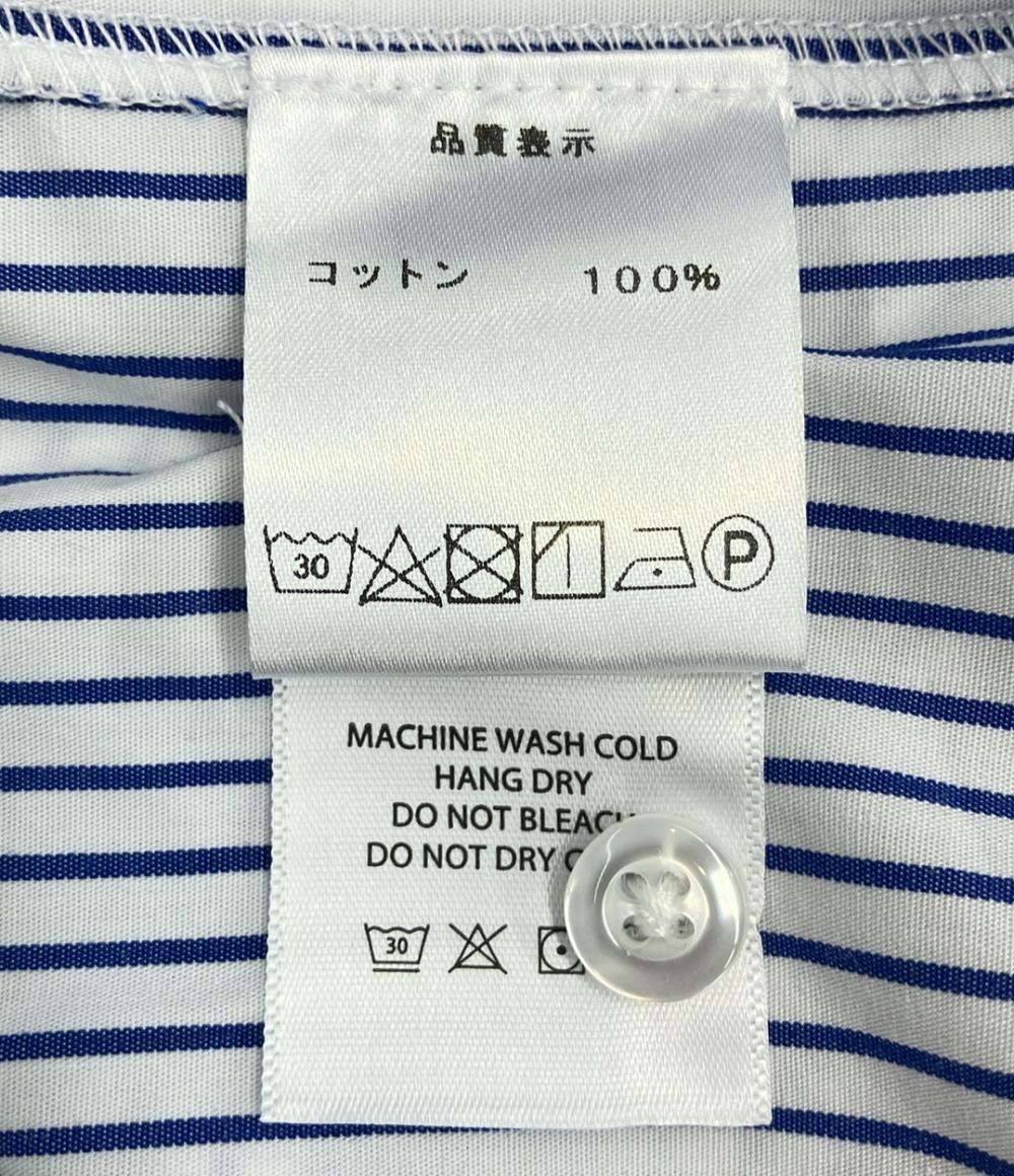 美品 グランド コレクション 半袖ストライプシャツ メンズ SIZE M GRAND COLLECTON