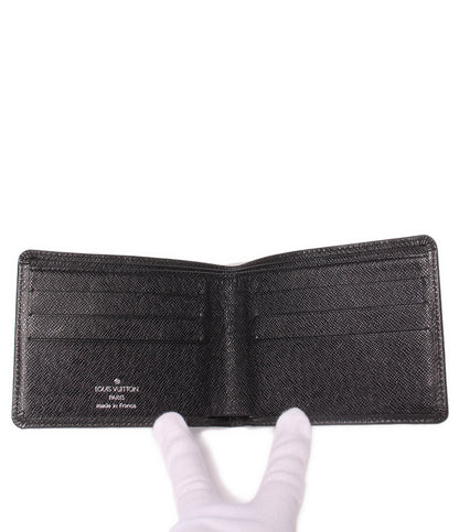 美品 LOUIS VUITTON 二つ折り財布 カードケース 札入れ ポルト ビエ 6カルト クレディ タイガ M30482 メンズ ルイ・ヴィトン