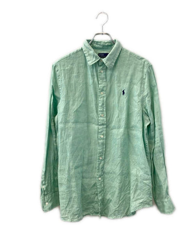 POLO RALPH LAUREN 長袖 リネンシャツ メンズ SIZE L ポロ・ラルフローレン