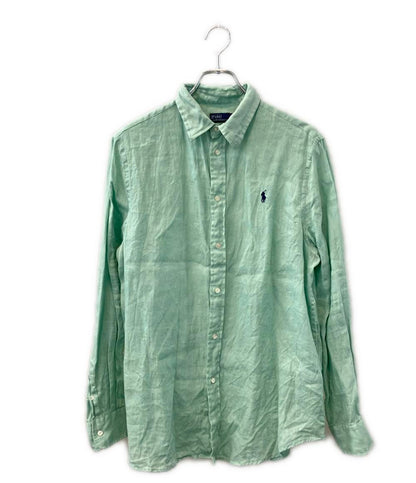 POLO RALPH LAUREN 長袖 リネンシャツ メンズ SIZE L ポロ・ラルフローレン