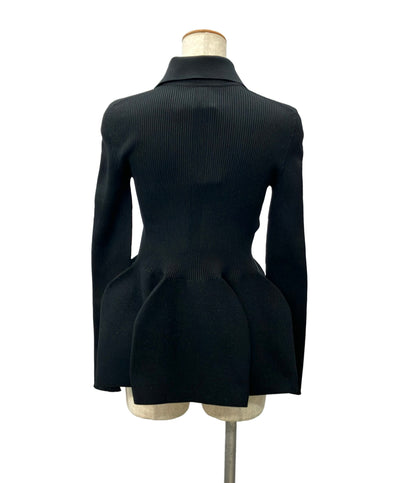 美品 CFCL 長袖カーディガン タグ付き ラメ 裾フレア POTTERY GLITTER CARDIGAN POTTERY CF008KE254BNS レディース SIZE 1 (S) シーエフシーエル