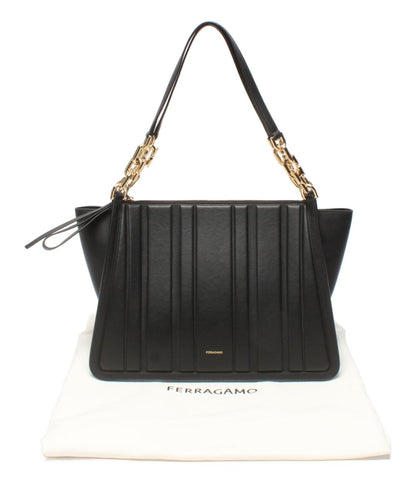 美品 Salvatore Ferragamo トートバッグ ショルダーバッグ 肩掛け ガンチーニ レディース サルヴァトーレフェラガモ