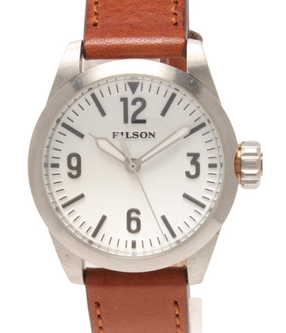 美品 FILSON 腕時計 フィールド クオーツ ホワイト レディース メンズ フィルソン