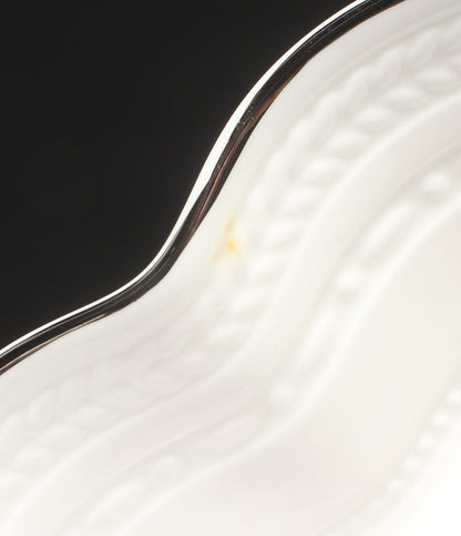 WEDGWOOD ダイヤディッシュ 皿 22cm インタグリオ プラチナ ウェッジウッド