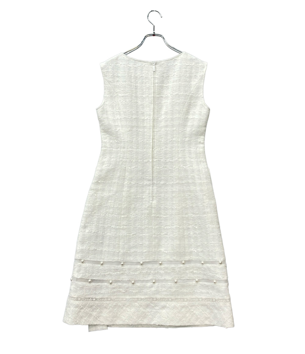 Rene ノースリーブワンピース レース 裾パール タグ付き 6016600 レディース SIZE 34 (S) ルネ