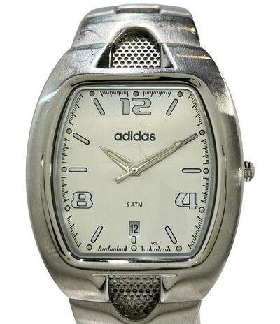 adidas 腕時計 クオーツ シルバー 10-5037 メンズ アディダス
