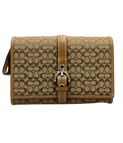 COACH 二つ折り財布 ミニシグネチャー レディース コーチ