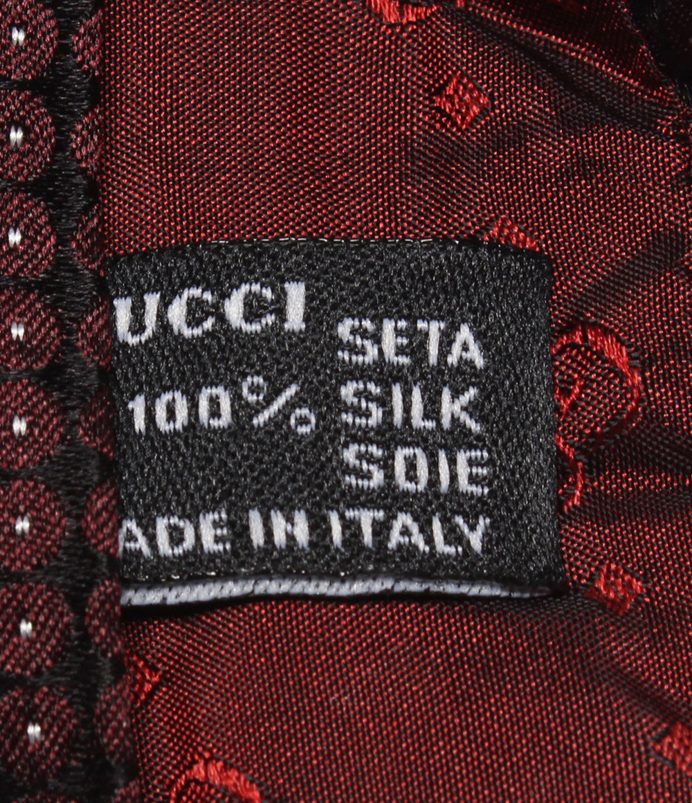 GUCCI ネクタイ シルク100％ ドット柄 メンズ グッチ